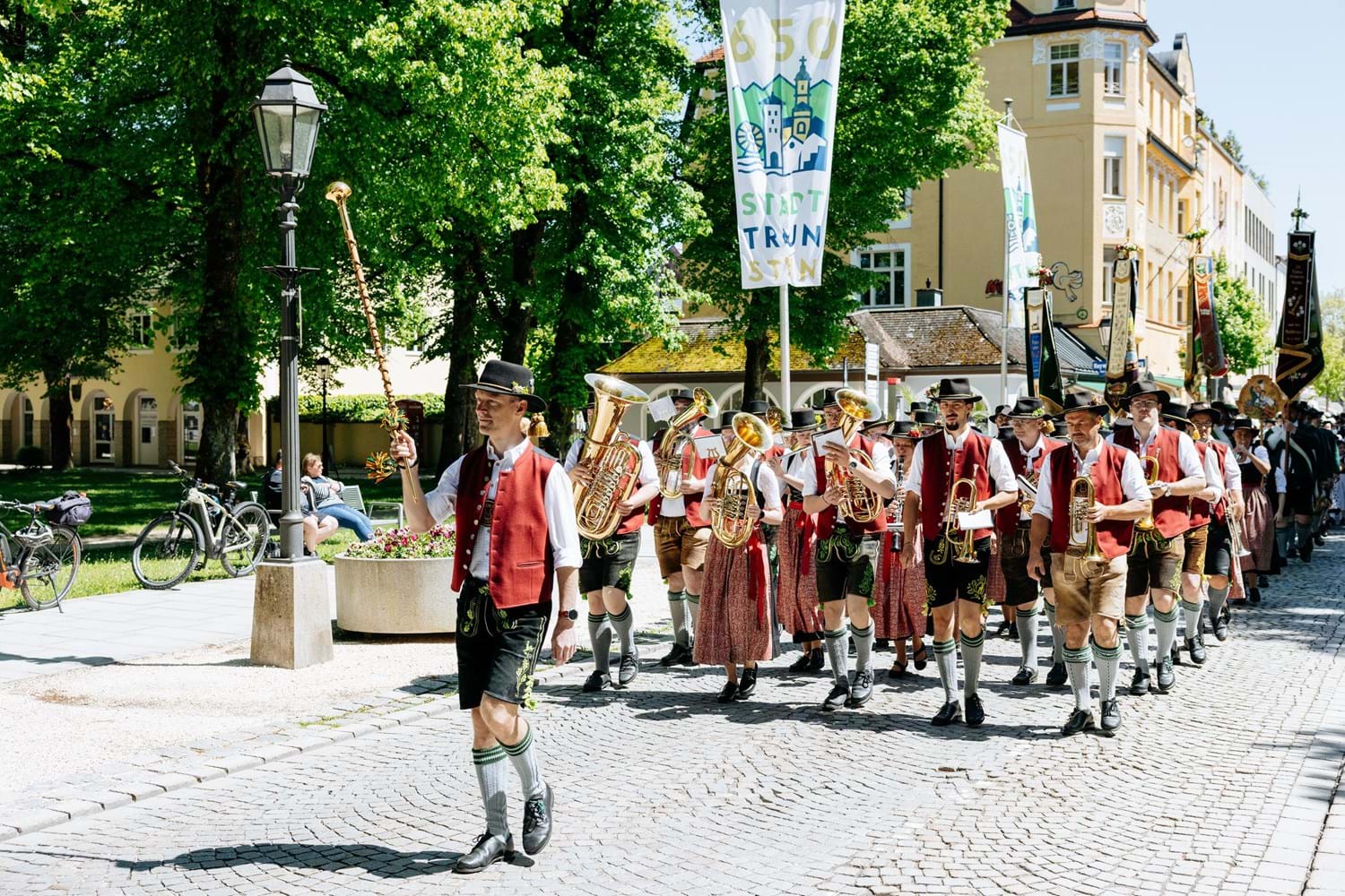 Stadt Traunstein Festumzug Frühlingsfest